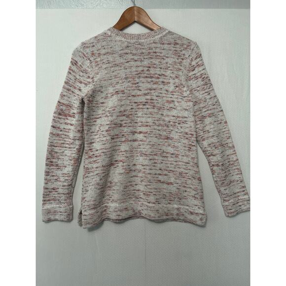 Preswick & Moore Multicolor Crew Neck Long Sleeve Front‎ Pocket Sweater Size M - Picture 7 of 9